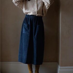 RARE FIND!  The Simple Folk Corduroy Midi Skirt